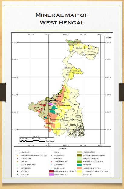 Mineral map of West Bengal